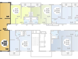 Продается 3-комнатная квартира ЖК Парк у дома, литера 7.1, 87.9  м², 12760000 рублей