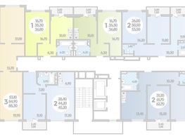 Продается 1-комнатная квартира ЖК Парк у дома, литера 7.1, 46.8 м², 8143199 рублей