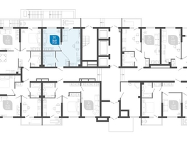 Продается 1-комнатная квартира ЖК Облака-2, блок секция 1-3, 37.4  м², 7521140 рублей