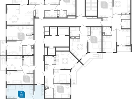 Продается 2-комнатная квартира ЖК Облака-2, блок секция 1-3, 62  м², 10719800 рублей