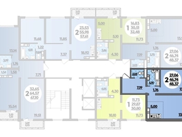 Продается 2-комнатная квартира ЖК Город у моря, литер 17, 48.37  м², 8150345 рублей