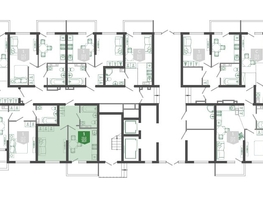 Продается 1-комнатная квартира ЖК Флора, 3 этап литера 5, 34.2  м², 14602860 рублей