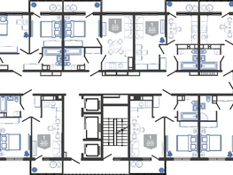 Продается 2-комнатная квартира ЖК Облака-3, дом 1, 59.3  м², 11080205 рублей