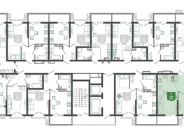 Продается 1-комнатная квартира ЖК Флора, 3 этап литера 4, 37.1  м², 17088260 рублей