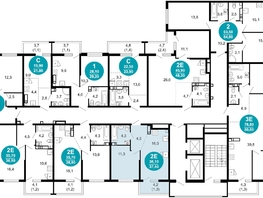 Продается 1-комнатная квартира ЖК Лестория, дом 5, 37.4 м², 16579420 рублей