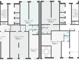 Продается Офис ЖК Гулливер, литера 2, 59.27  м², 8783814 рублей