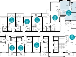 Продается 2-комнатная квартира ЖК Лестория, дом 3, 54.6  м², 21386820 рублей