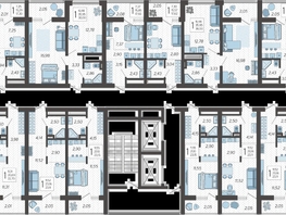 Продается 2-комнатная квартира ЖК Кислород, корпус 3, 48.39  м², 17444595 рублей