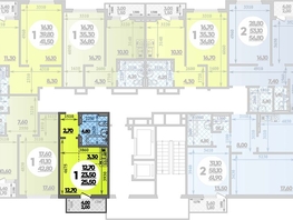 Продается Студия ЖК Парк у дома, литера 8.3, 25.5  м², 5480000 рублей