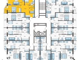 Продается 2-комнатная квартира ЖК Зеленодар, литера 6, 67.2  м², 7862400 рублей