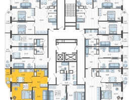 Продается 2-комнатная квартира ЖК Зеленодар, литера 6, 62.5  м², 7625000 рублей