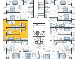 Продается 2-комнатная квартира ЖК Зеленодар, литера 6, 61.4  м², 7460100 рублей