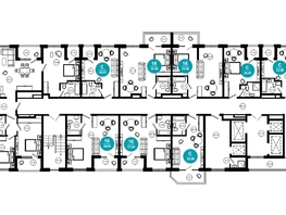 Продается 1-комнатная квартира ЖК Нескучный сад, корпус 2, 38.4  м², 43618560 рублей