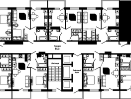 Продается 2-комнатная квартира ЖК Отражение, 2 очередь литера 3, 58.5  м², 9535500 рублей