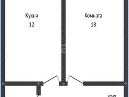 Продается 1-комнатная квартира Питерская ул, 35.3  м², 6000000 рублей