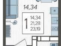 Продается Студия ЖК Ural (Урал), 23.13  м², 4800000 рублей