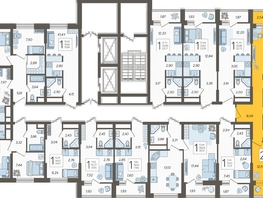 Продается 2-комнатная квартира ЖК Кислород, корпус 2, 50.68  м², 17930584 рублей