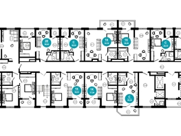 Продается 2-комнатная квартира ЖК Нескучный сад, корпус 2, 38.9  м², 44524940 рублей