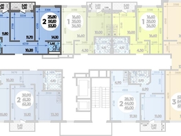 Продается 2-комнатная квартира ЖК Парк у дома, литера 8.3, 53.1  м², 9119999 рублей