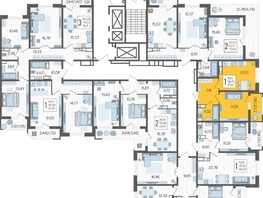 Продается 1-комнатная квартира ЖК Ural (Урал), 37.61 м², 6781083 рублей