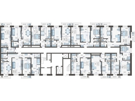 Продается 1-комнатная квартира ЖК Небо, литера 5, 41.9  м², 7261270 рублей