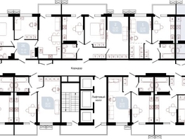 Продается 2-комнатная квартира ЖК Отражение, 2 очередь литера 4, 54.1  м², 6502820 рублей