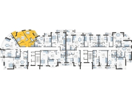 Продается 2-комнатная квартира ЖК Зеленодар, литера 5б, 62.6 м², 6942340 рублей