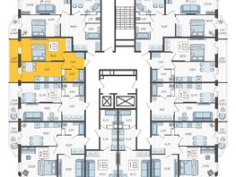 Продается 1-комнатная квартира ЖК Зеленодар, литера 6, 43.7  м², 5965050 рублей