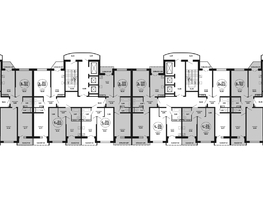 Продается 2-комнатная квартира ЖК Гулливер, литера 2, 54.99  м², 6705206 рублей