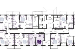 Продается 1-комнатная квартира ЖК Улыбка, литера 2, 38.9  м², 4578530 рублей