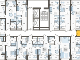 Продается 2-комнатная квартира ЖК Кислород, корпус 1, 51.6 м², 19891800 рублей
