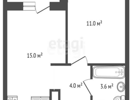 Продается 1-комнатная квартира Героя Пешкова ул, 32.1  м², 5100000 рублей