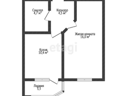 Продается 1-комнатная квартира ЖК Достояние, литера 10, 32  м², 5665000 рублей