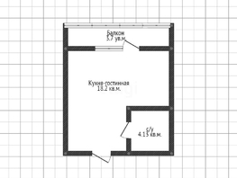 Продается Студия Сорока А.М. ул, 22.2  м², 2700000 рублей