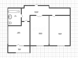 Продается 2-комнатная квартира Уральская ул, 57.4  м², 6700000 рублей