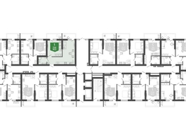 Продается 1-комнатная квартира ЖК Флора, 2 этап литера 2, 44.4 м², 15757560 рублей