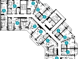 Продается 2-комнатная квартира АО Нескучный сад, корпус 1, 44.8 м², 42273280 рублей