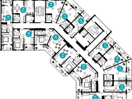Продается 1-комнатная квартира АО Нескучный сад, корпус 1, 34.4 м², 34647680 рублей