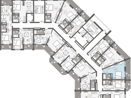 Продается 1-комнатная квартира АО Нескучный сад, корпус 1, 34.4 м², 35064880 рублей