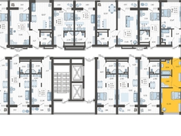 Продается 3-комнатная квартира ЖК Кислород, корпус 11, 65.92 м², 22747200 рублей