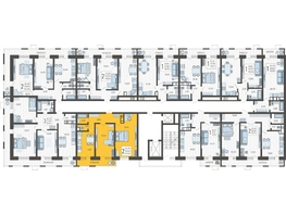 Продается 2-комнатная квартира ЖК Небо, литера 5, 62.6 м², 9668720 рублей