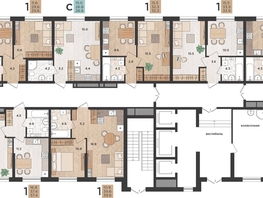Продается 1-комнатная квартира ЖК Мята, 32.3 м², 6330800 рублей