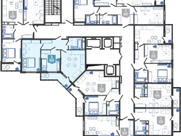 Продается 2-комнатная квартира ЖК Облака-3, дом 1, 56.8 м², 9724160 рублей