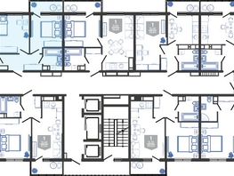 Продается 2-комнатная квартира ЖК Облака-3, дом 1, 49.9 м², 10488980 рублей