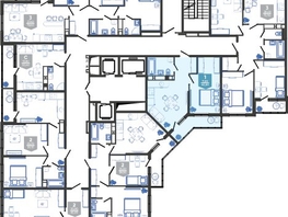 Продается 1-комнатная квартира ЖК Облака-3, дом 1, 42.5 м², 8298125 рублей