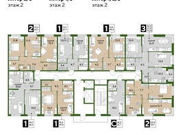 Продается 3-комнатная квартира ЖК DOGMA PARK (Догма парк), литера 3, 69.4  м², 9466160 рублей
