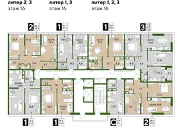 Продается 3-комнатная квартира ЖК DOGMA PARK (Догма парк), литера 9, 69.4  м², 9840920 рублей