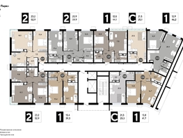 Продается 1-комнатная квартира ЖК DOGMA PARK (Догма парк), литера 13, 46.2  м², 7641481 рублей