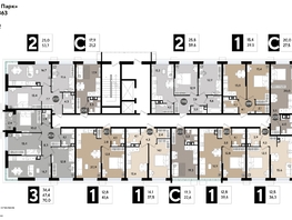 Продается 1-комнатная квартира ЖК DOGMA PARK (Догма парк), литера 16, 39.6 м², 6325704 рублей