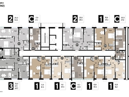 Продается 1-комнатная квартира ЖК DOGMA PARK (Догма парк), литера 18, 41.4  м², 6645694 рублей